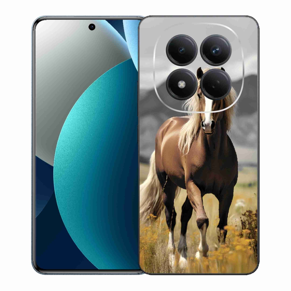 Gelový kryt mmCase na Xiaomi Redmi Note 15 Pro - hnědý kůň 1