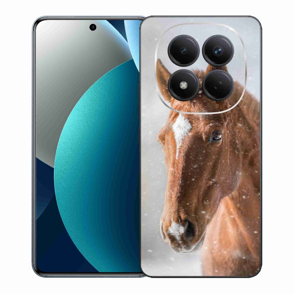 Gelový kryt mmCase na Xiaomi Redmi Note 15 Pro - hnědý kůň 2