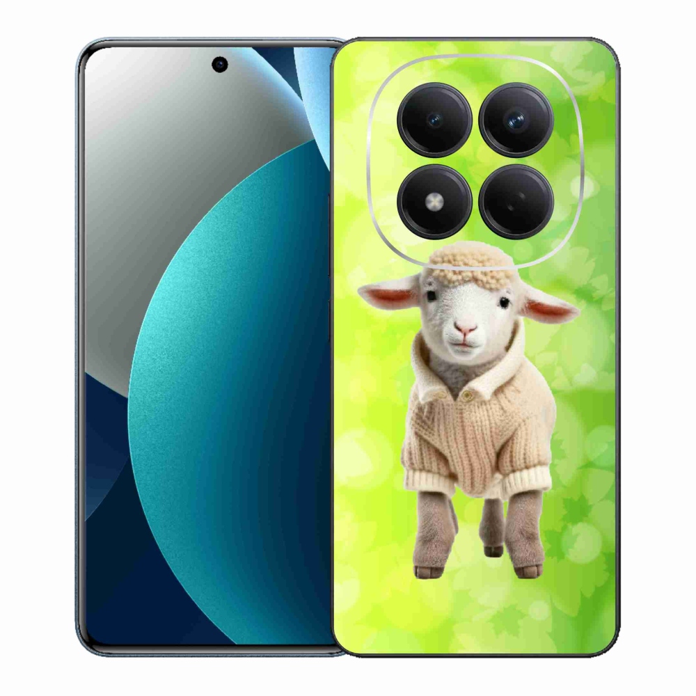 Gelový kryt mmCase na Xiaomi Redmi Note 15 Pro - jehně ve svetru