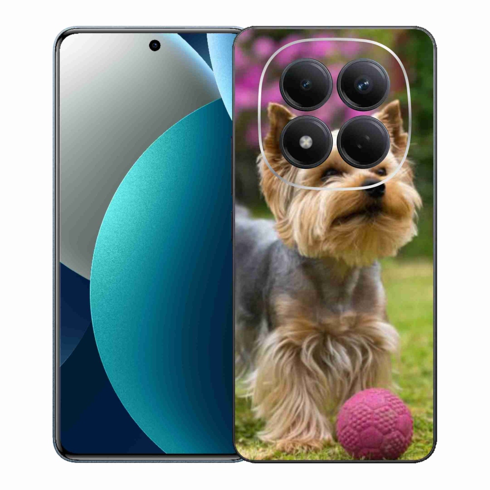 Gelový kryt mmCase na Xiaomi Redmi Note 15 Pro - jorkšír 4