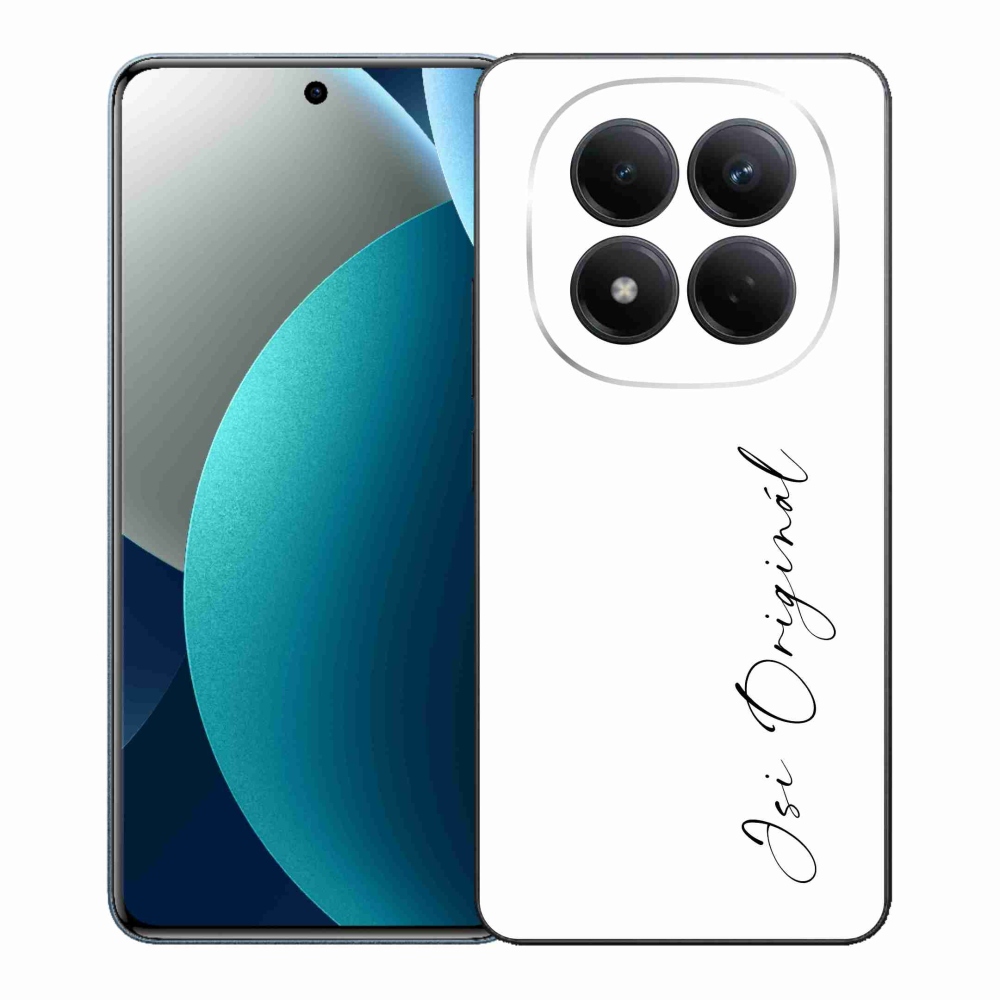 Gelový kryt mmCase na Xiaomi Redmi Note 15 Pro - jsi originál bílé pozadí