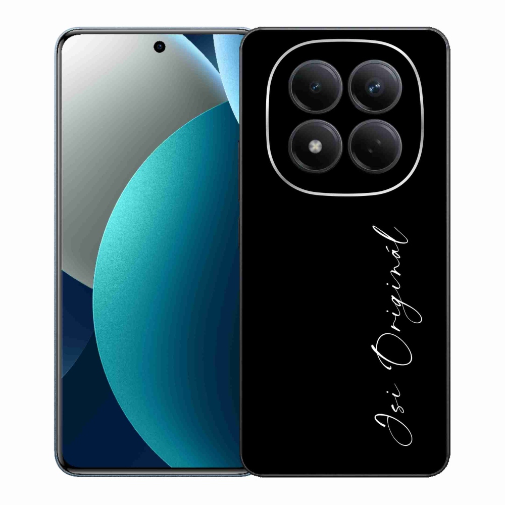 Gelový kryt mmCase na Xiaomi Redmi Note 15 Pro - jsi originál černé pozadí