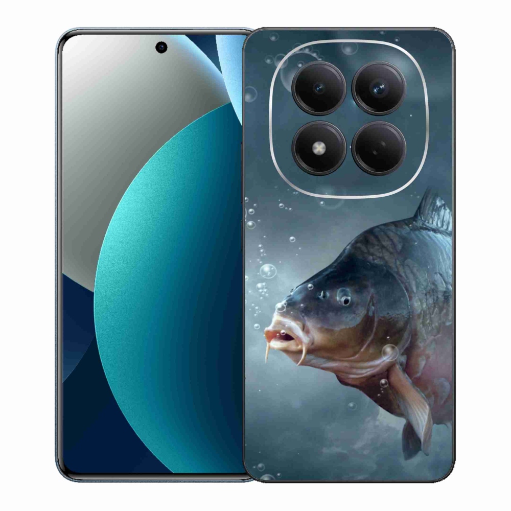 Gelový kryt mmCase na Xiaomi Redmi Note 15 Pro - kapr a bublinky