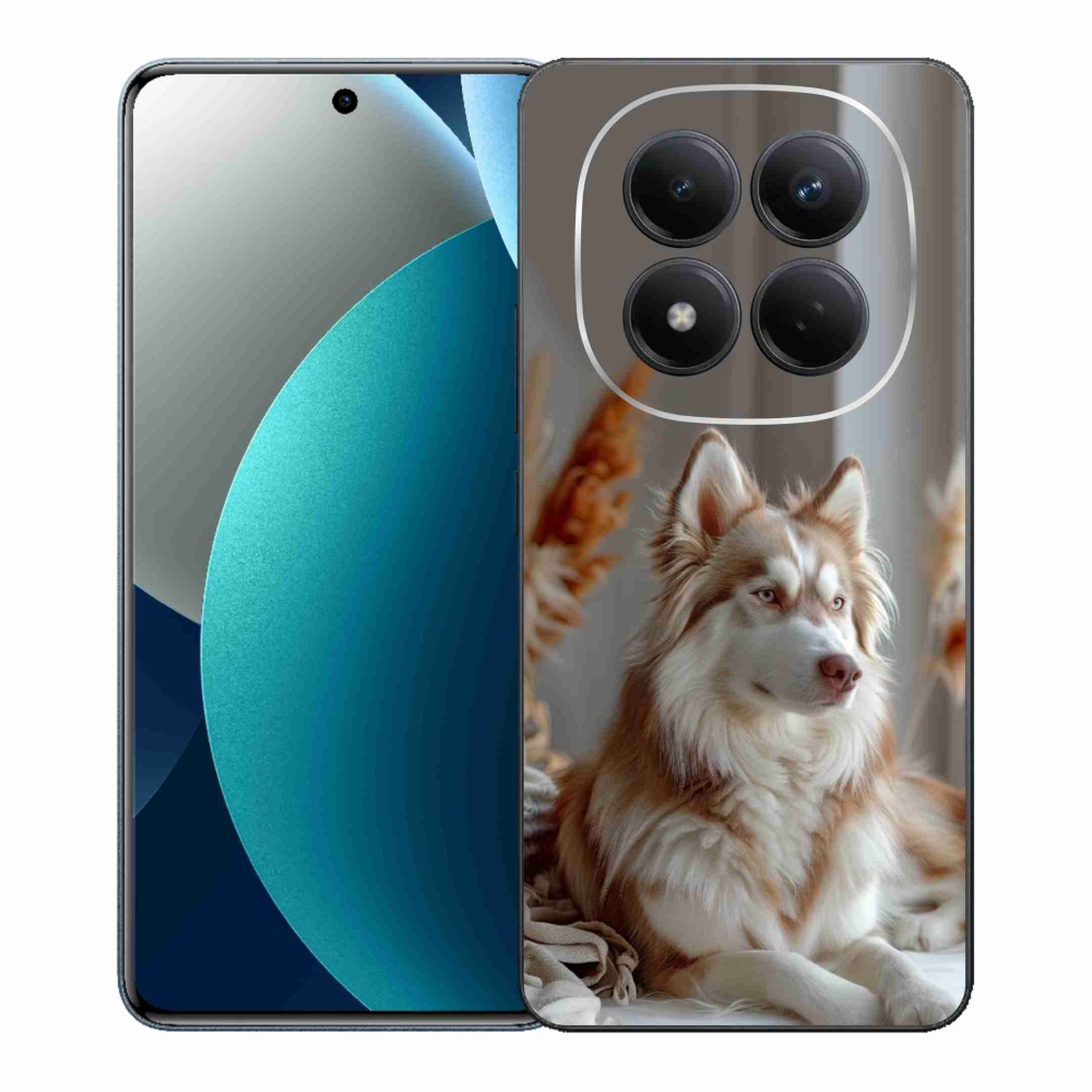 Gelový kryt mmCase na Xiaomi Redmi Note 15 Pro - klidný sibiřský husky