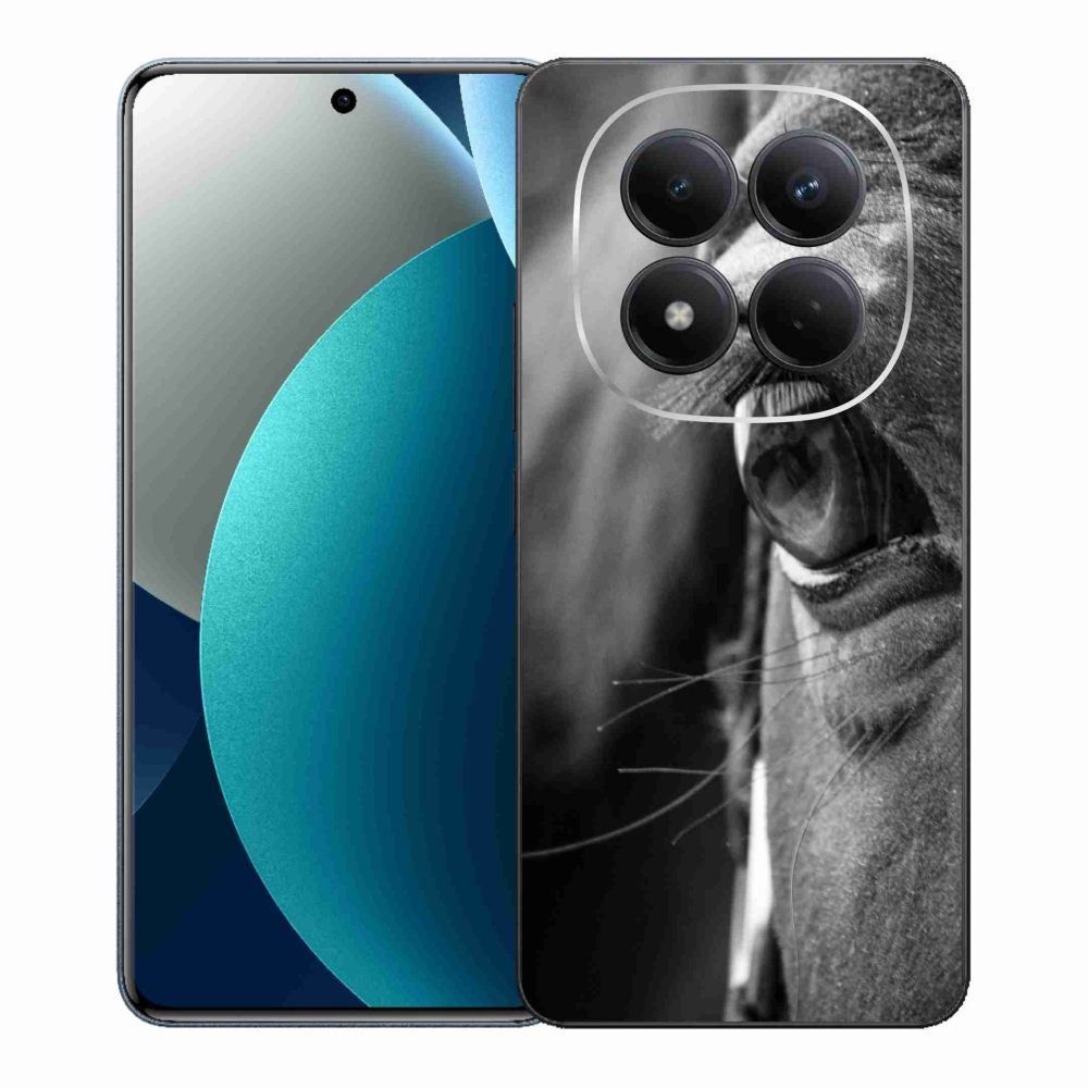 Gelový kryt mmCase na Xiaomi Redmi Note 15 Pro - koňský pohled