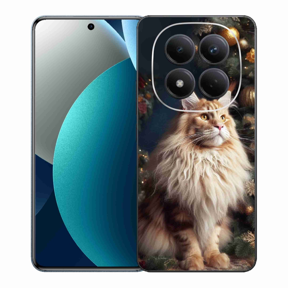 Gelový kryt mmCase na Xiaomi Redmi Note 15 Pro - kočka u stromku