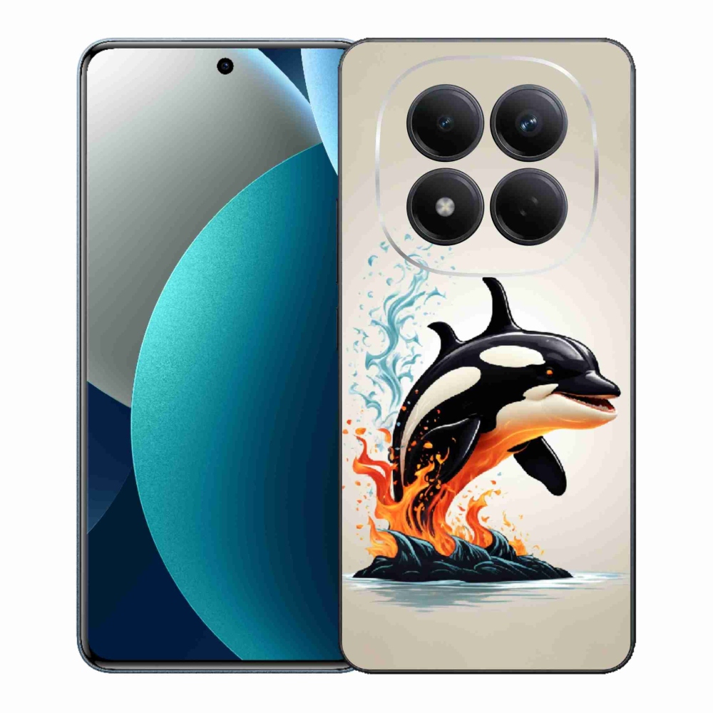 Gelový kryt mmCase na Xiaomi Redmi Note 15 Pro - kosatka