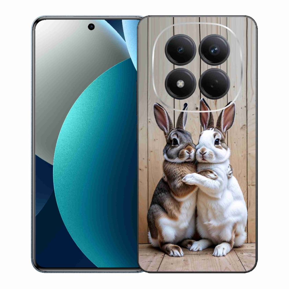 Gelový kryt mmCase na Xiaomi Redmi Note 15 Pro - králičí pár