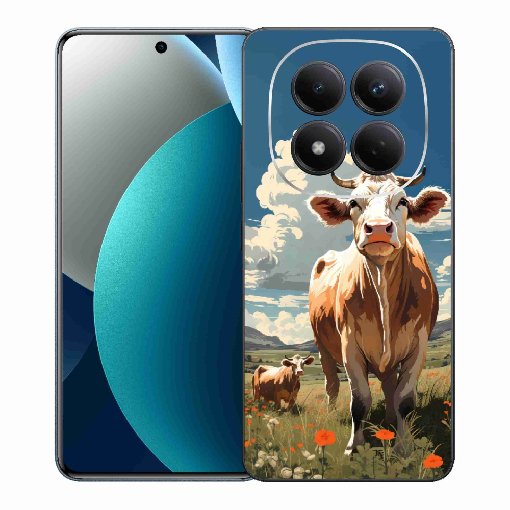 Gelový kryt mmCase na Xiaomi Redmi Note 15 Pro - krávy na louce