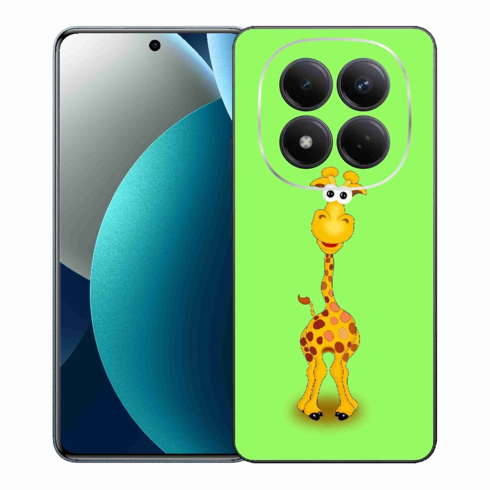 Gelový kryt mmCase na Xiaomi Redmi Note 15 Pro - kreslená žirafa