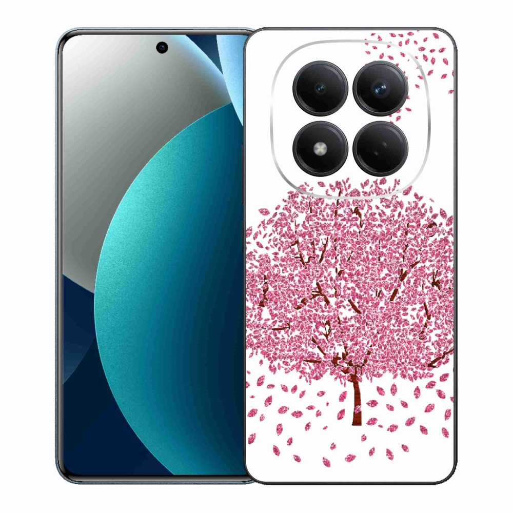 Gelový kryt mmCase na Xiaomi Redmi Note 15 Pro - kreslený strom s listy