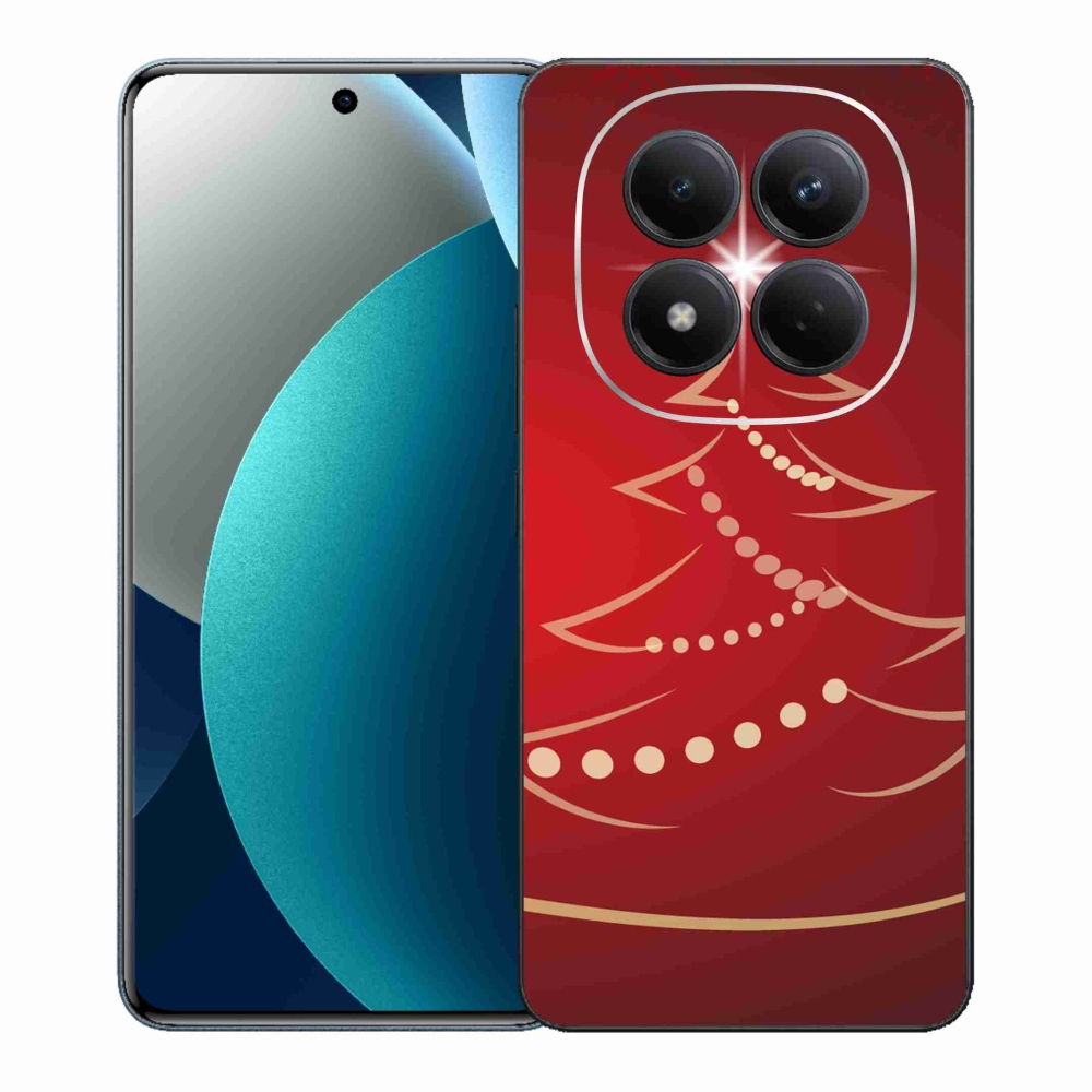 Gelový kryt mmCase na Xiaomi Redmi Note 15 Pro - kreslený vánoční stromek