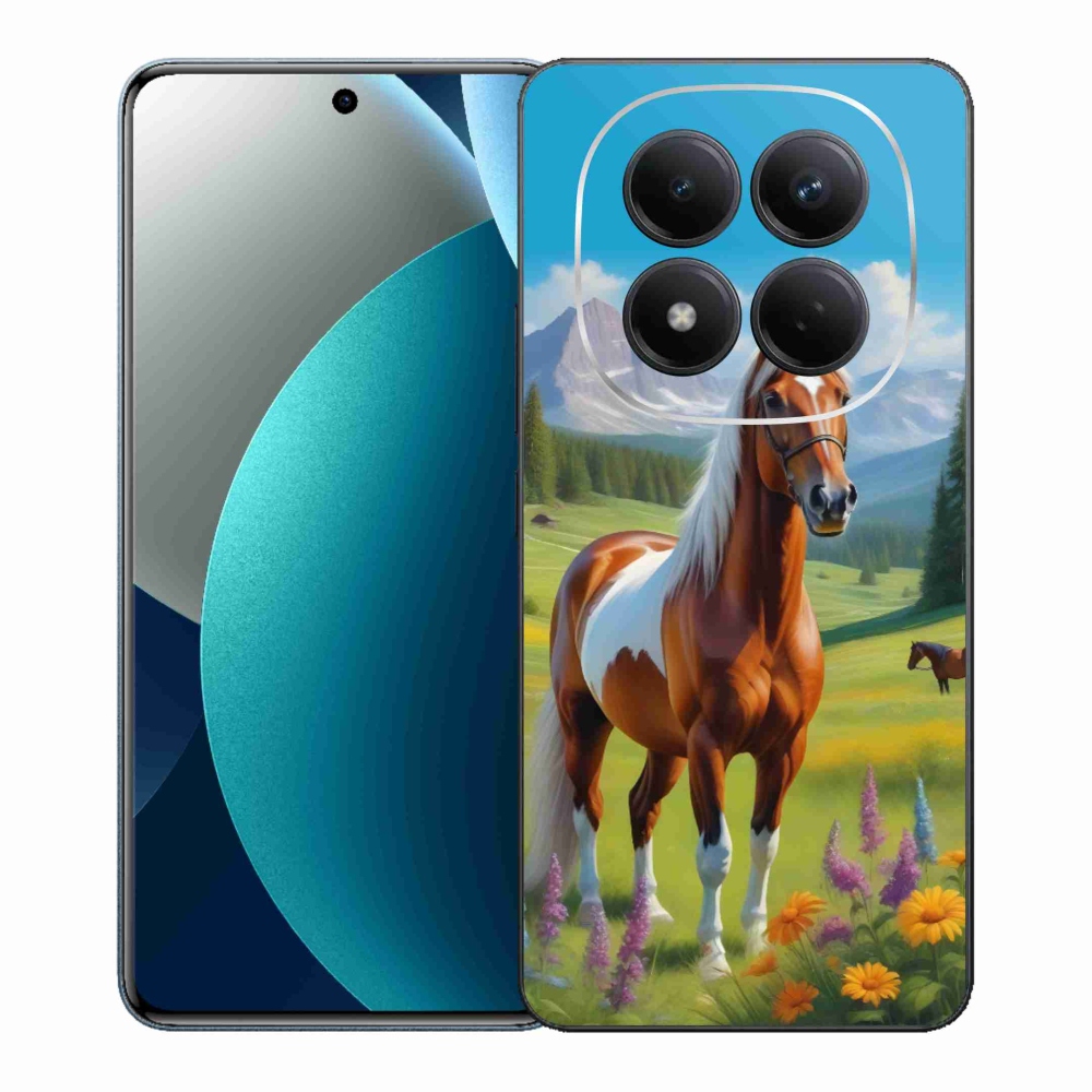 Gelový kryt mmCase na Xiaomi Redmi Note 15 Pro - kůň na louce
