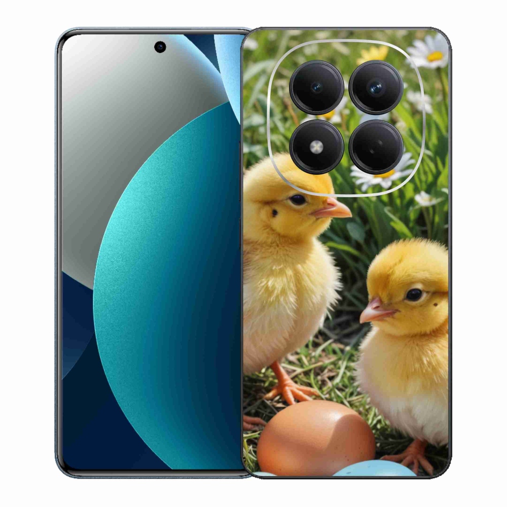 Gelový kryt mmCase na Xiaomi Redmi Note 15 Pro - kuřátka
