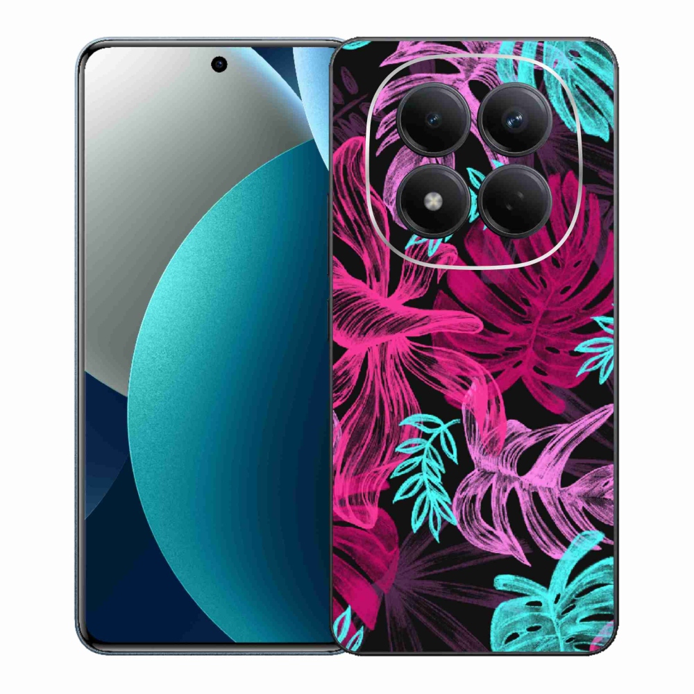 Gelový kryt mmCase na Xiaomi Redmi Note 15 Pro - květiny 1