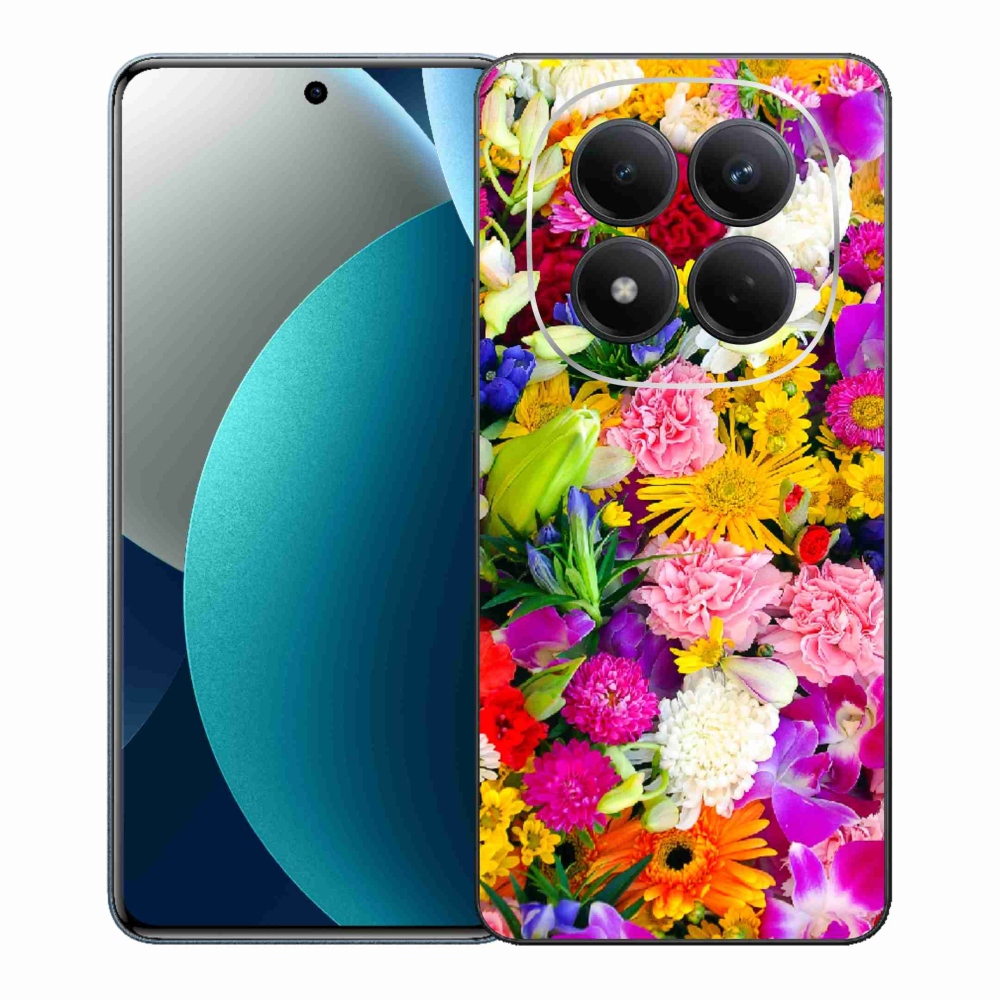 Gelový kryt mmCase na Xiaomi Redmi Note 15 Pro - květiny 12