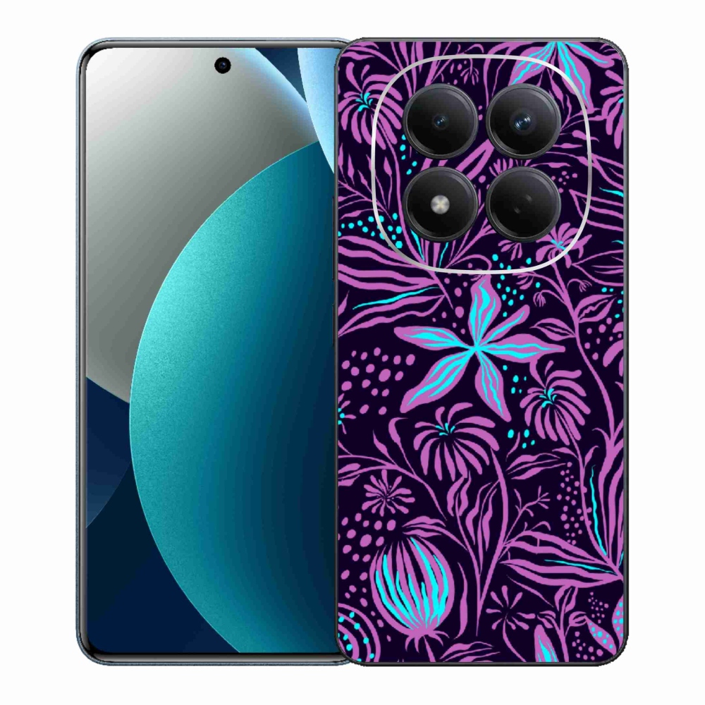 Gelový kryt mmCase na Xiaomi Redmi Note 15 Pro - květiny 2