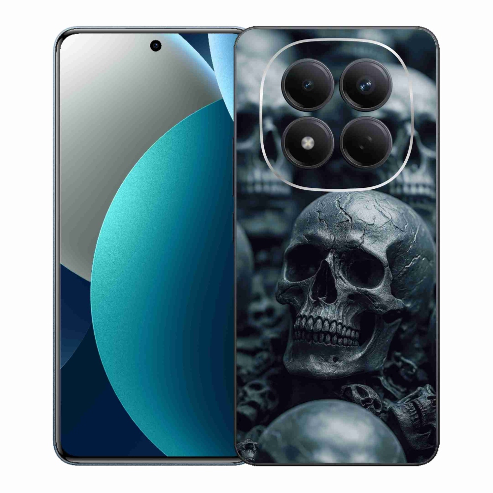Gelový kryt mmCase na Xiaomi Redmi Note 15 Pro - lebka 2