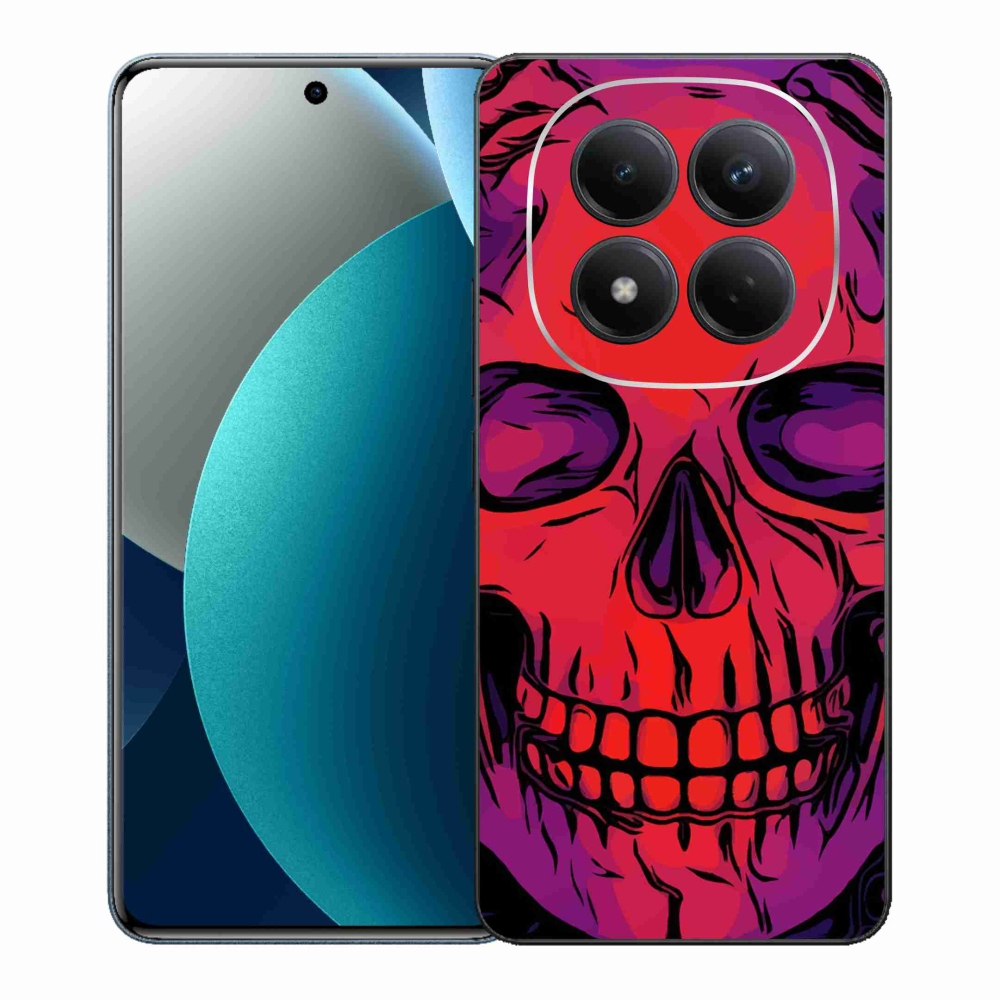 Gelový kryt mmCase na Xiaomi Redmi Note 15 Pro - lebka