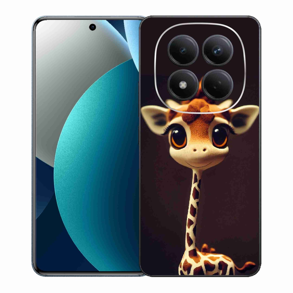 Gelový kryt mmCase na Xiaomi Redmi Note 15 Pro - malá žirafa