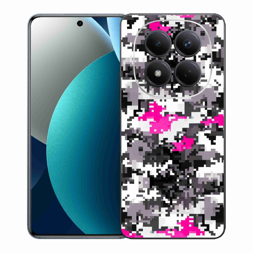 Gelový kryt mmCase na Xiaomi Redmi Note 15 Pro - maskáčový vzor 4