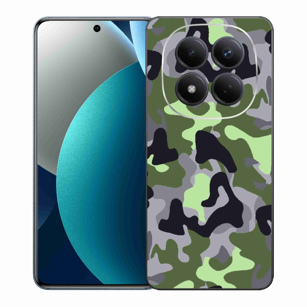 Gelový kryt mmCase na Xiaomi Redmi Note 15 Pro - maskáčový vzor 7