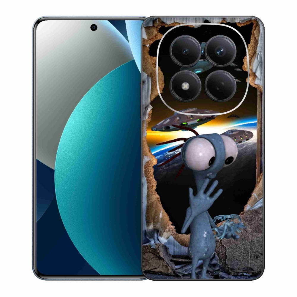 Gelový kryt mmCase na Xiaomi Redmi Note 15 Pro - mimozemšťan