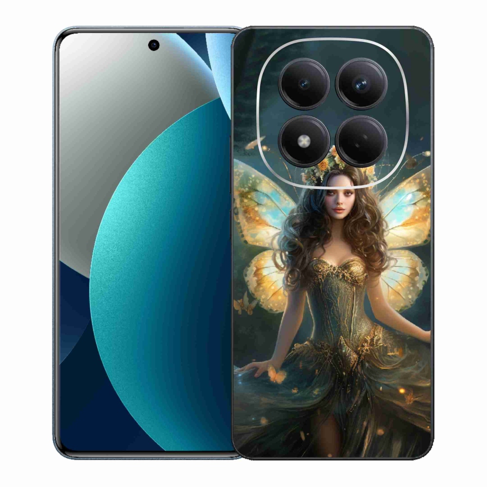 Gelový kryt mmCase na Xiaomi Redmi Note 15 Pro - motýlí žena