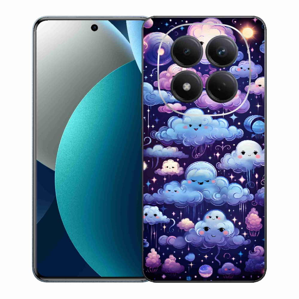 Gelový kryt mmCase na Xiaomi Redmi Note 15 Pro - mráčky