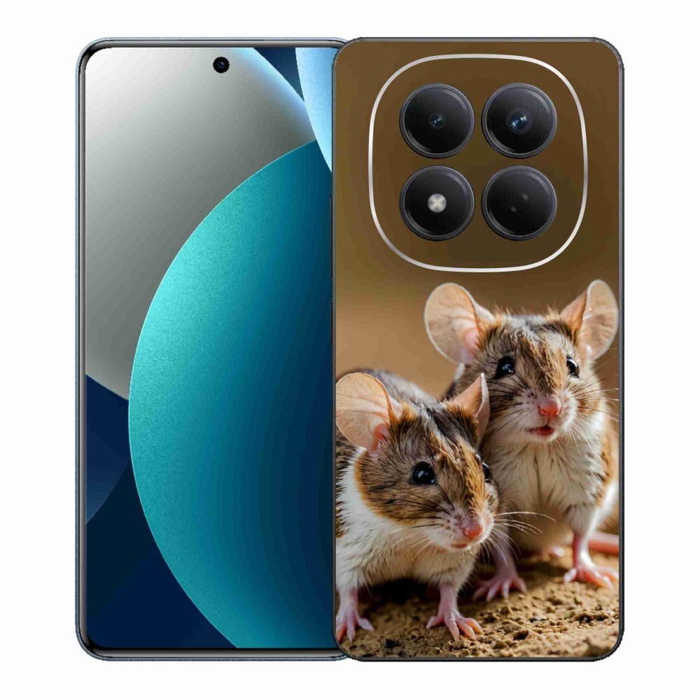Gelový kryt mmCase na Xiaomi Redmi Note 15 Pro - myší duo
