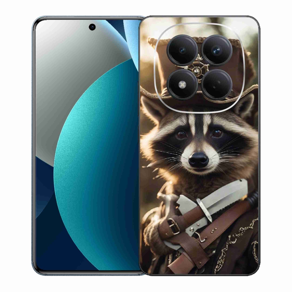 Gelový kryt mmCase na Xiaomi Redmi Note 15 Pro - mýval v uniformě