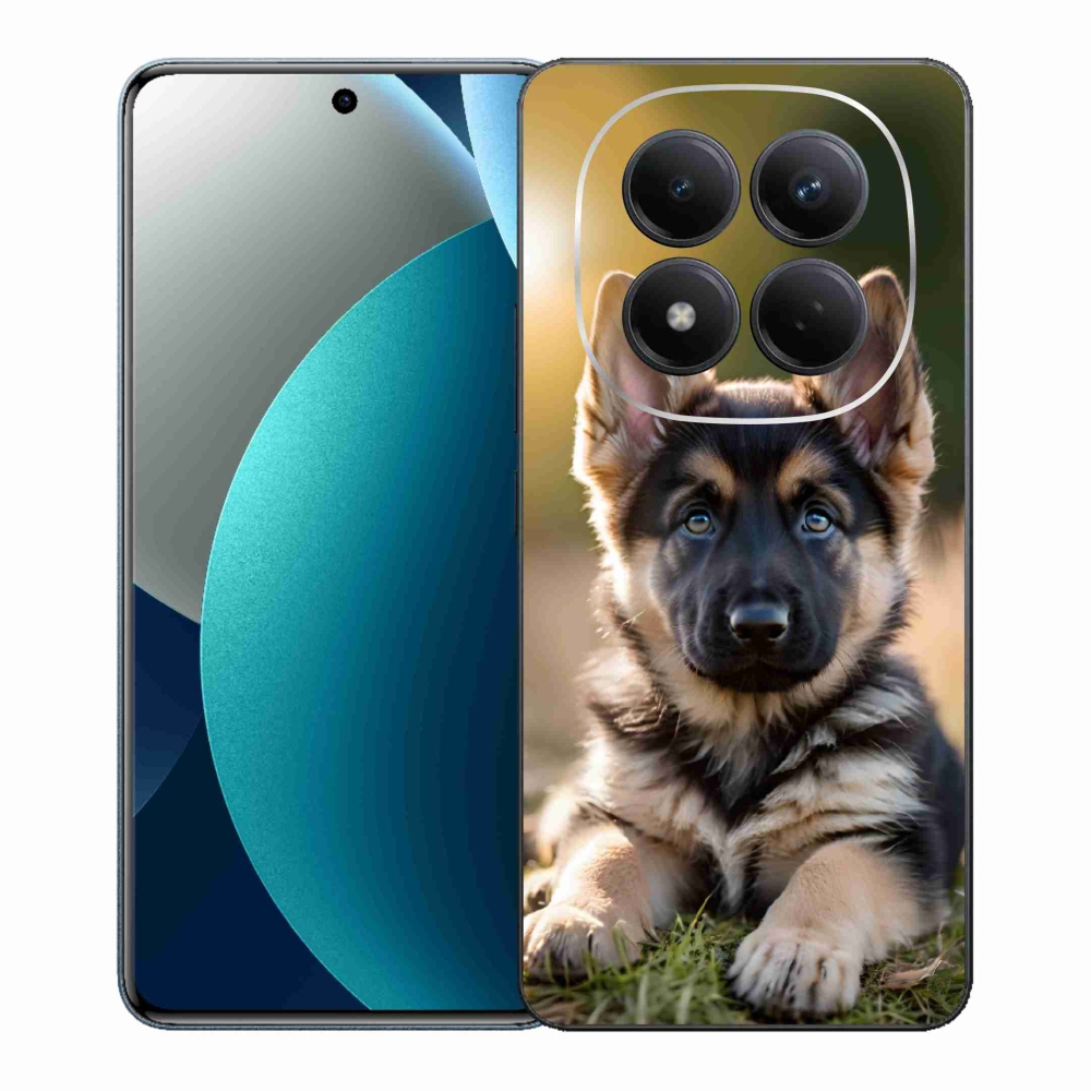 Gelový kryt mmCase na Xiaomi Redmi Note 15 Pro - německý ovčák v přírodě
