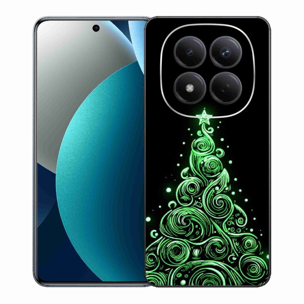 Gelový kryt mmCase na Xiaomi Redmi Note 15 Pro - neonový vánoční stromek 3