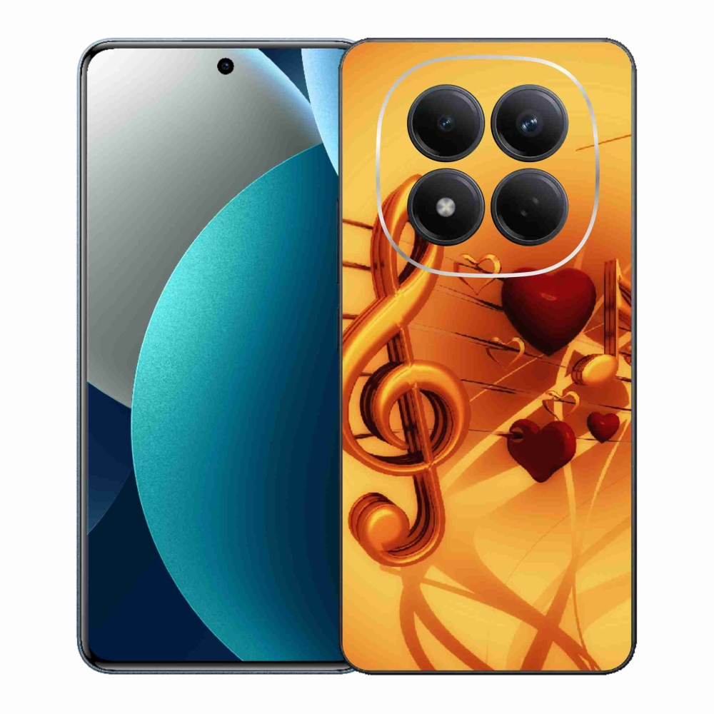 Gelový kryt mmCase na Xiaomi Redmi Note 15 Pro - noty