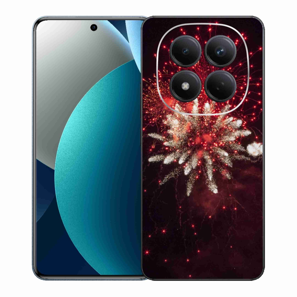 Gelový kryt mmCase na Xiaomi Redmi Note 15 Pro - ohňostroj