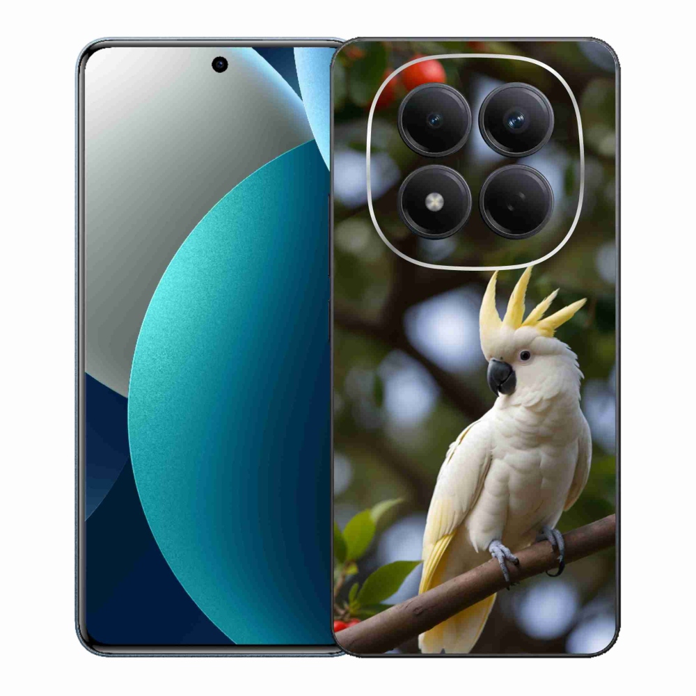 Gelový kryt mmCase na Xiaomi Redmi Note 15 Pro - papoušek kakadu 3