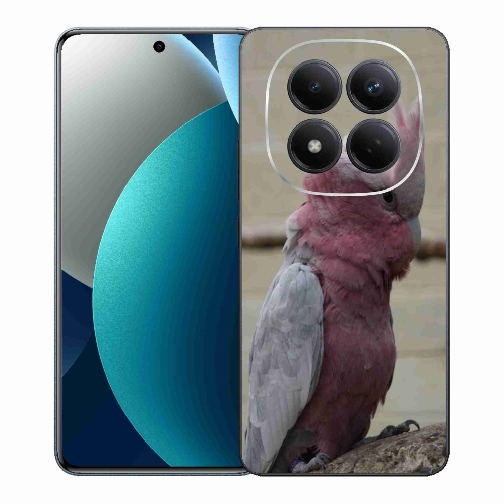 Gelový kryt mmCase na Xiaomi Redmi Note 15 Pro - papoušek kakadu růžový