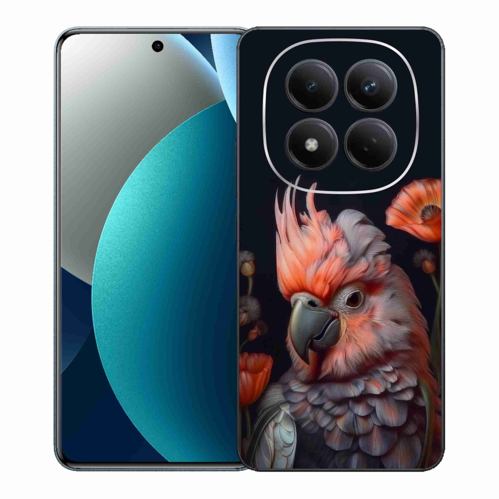 Gelový kryt mmCase na Xiaomi Redmi Note 15 Pro - papoušek kakadu v barvách