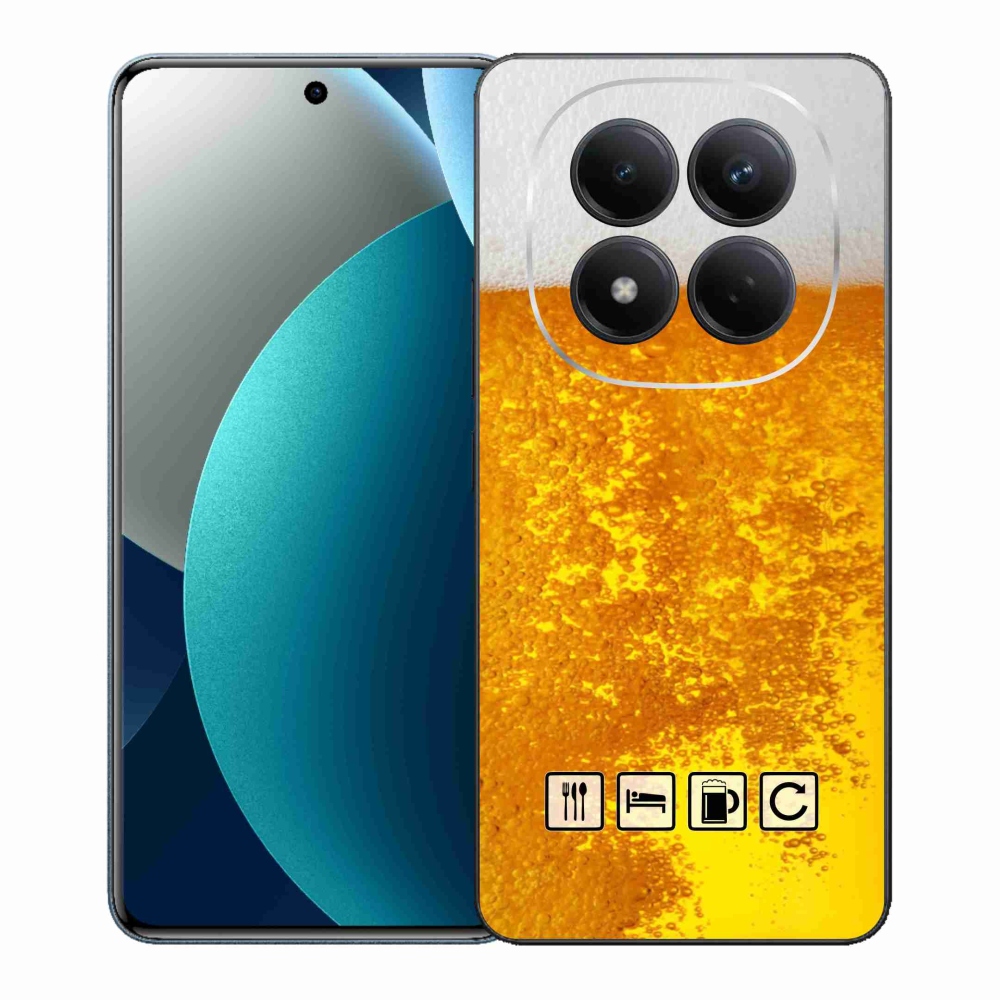 Gelový kryt mmCase na Xiaomi Redmi Note 15 Pro - pivní motiv 3