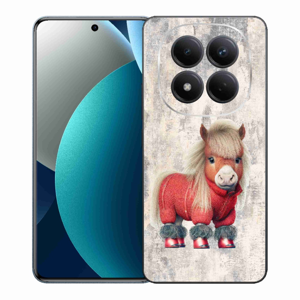 Gelový kryt mmCase na Xiaomi Redmi Note 15 Pro - poník ve svetru