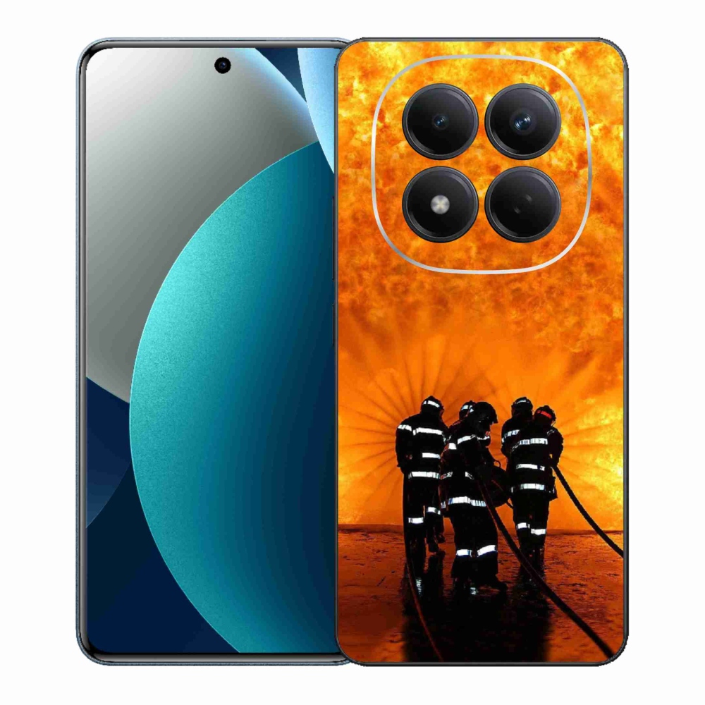 Gelový kryt mmCase na Xiaomi Redmi Note 15 Pro - požár