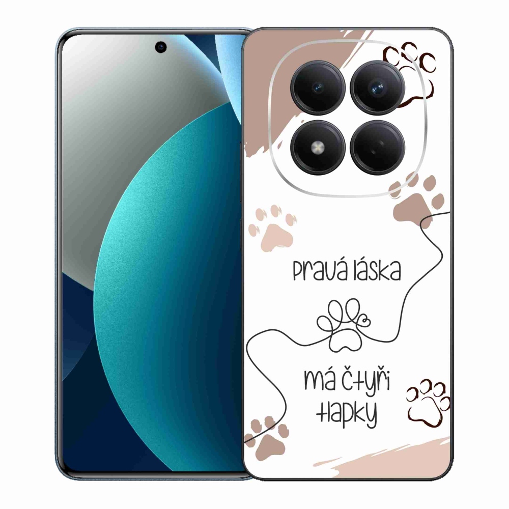 Gelový kryt mmCase na Xiaomi Redmi Note 15 Pro - psí motiv 1 bílé pozadí