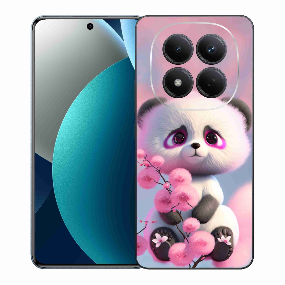 Gelový kryt mmCase na Xiaomi Redmi Note 15 Pro - roztomilá panda 1