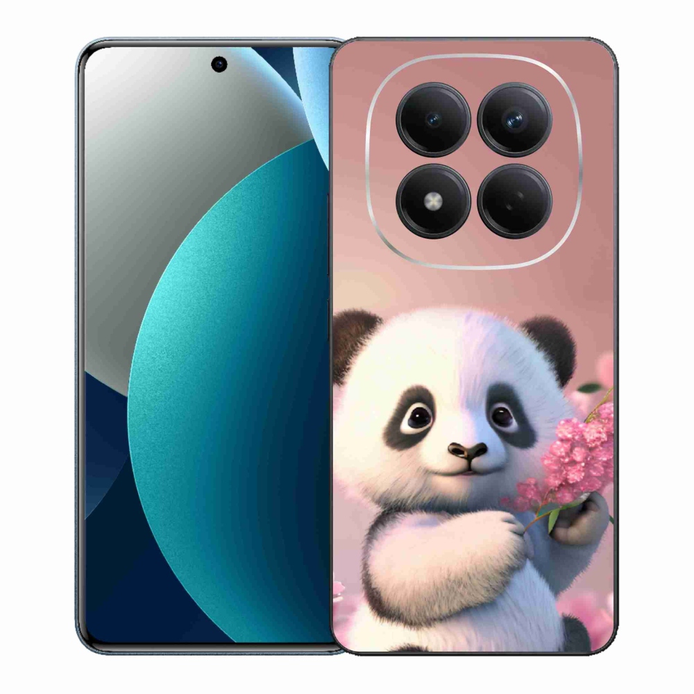 Gelový kryt mmCase na Xiaomi Redmi Note 15 Pro - roztomilá panda