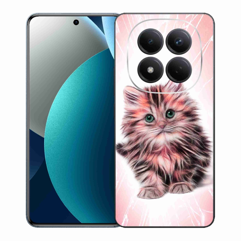 Gelový kryt mmCase na Xiaomi Redmi Note 15 Pro - roztomilé kotě