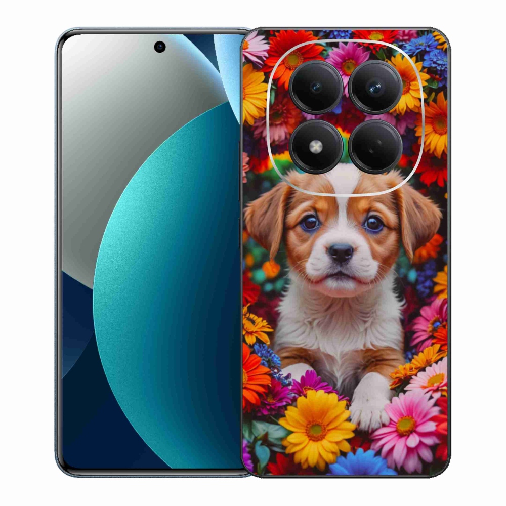 Gelový kryt mmCase na Xiaomi Redmi Note 15 Pro - roztomilé štěně