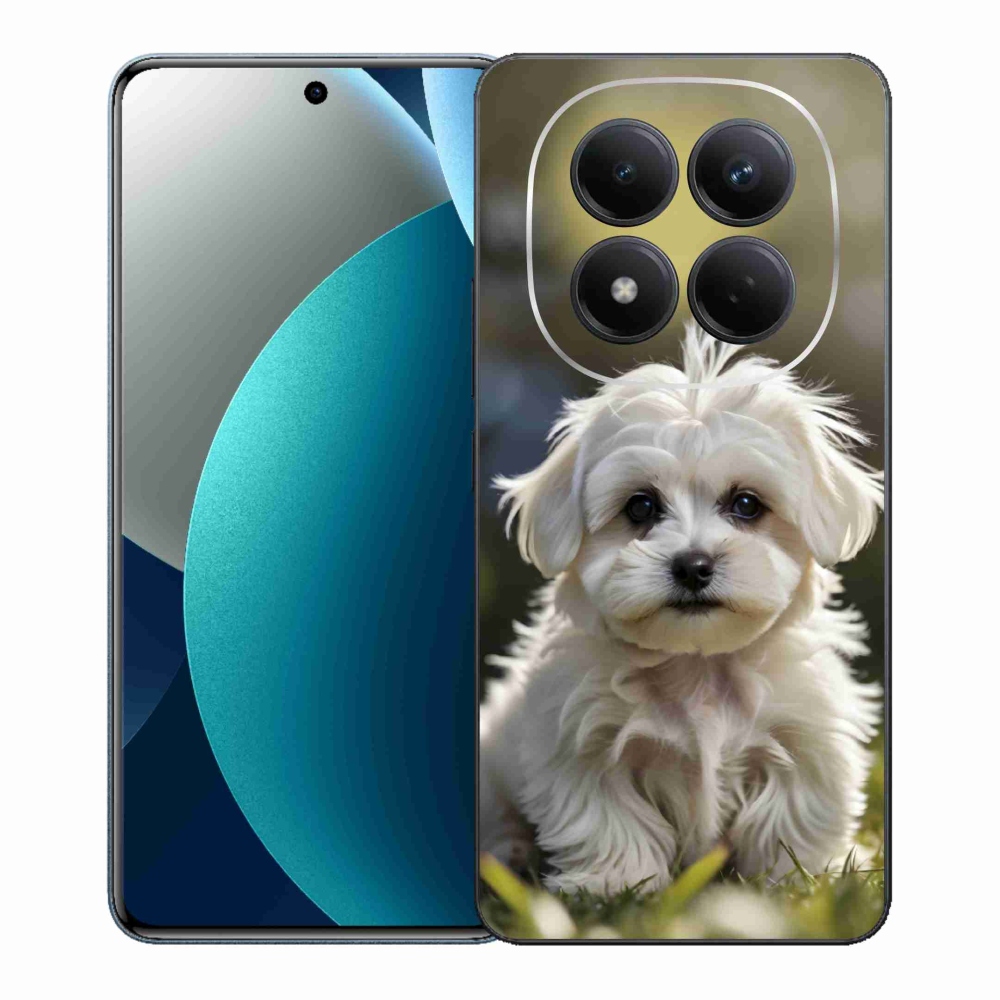 Gelový kryt mmCase na Xiaomi Redmi Note 15 Pro - roztomilý maltézský psík