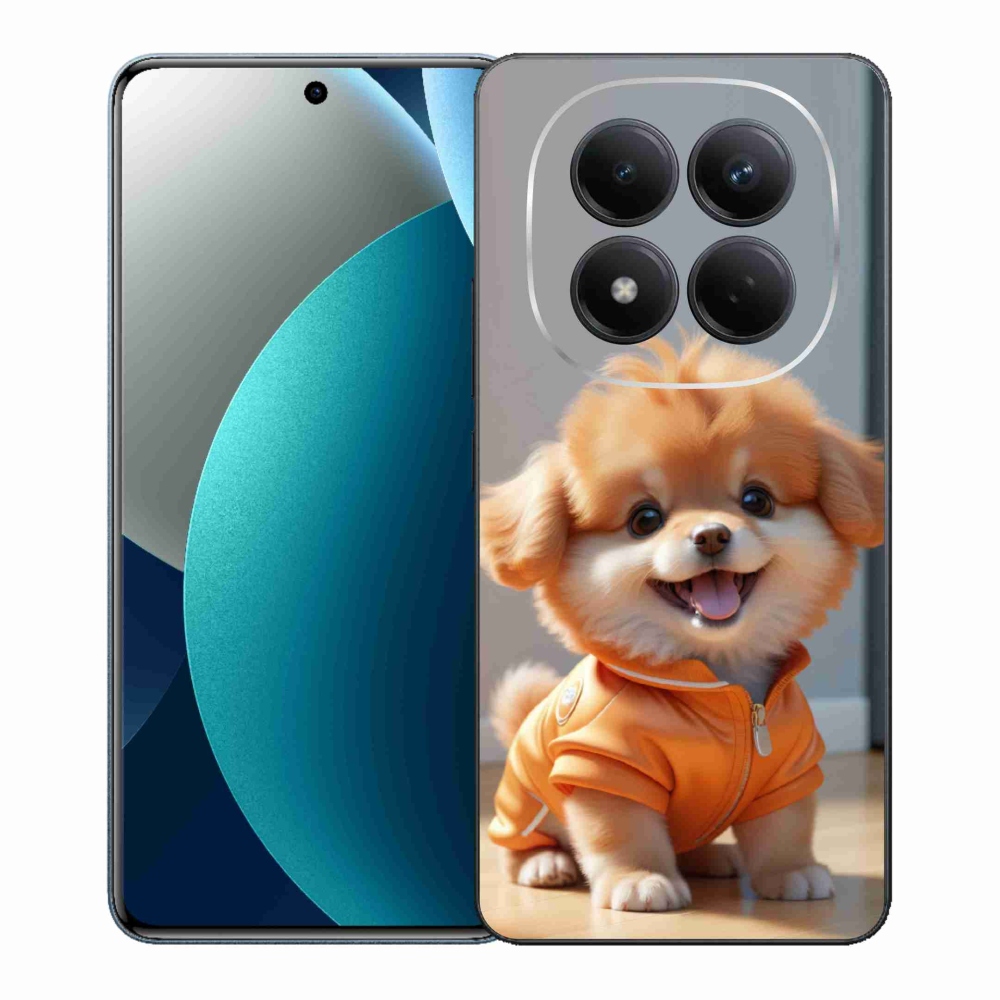 Gelový kryt mmCase na Xiaomi Redmi Note 15 Pro - roztomilý pomeranian v mikině