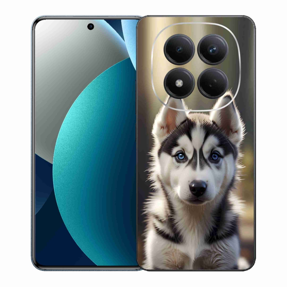 Gelový kryt mmCase na Xiaomi Redmi Note 15 Pro - roztomilý sibiřský husky