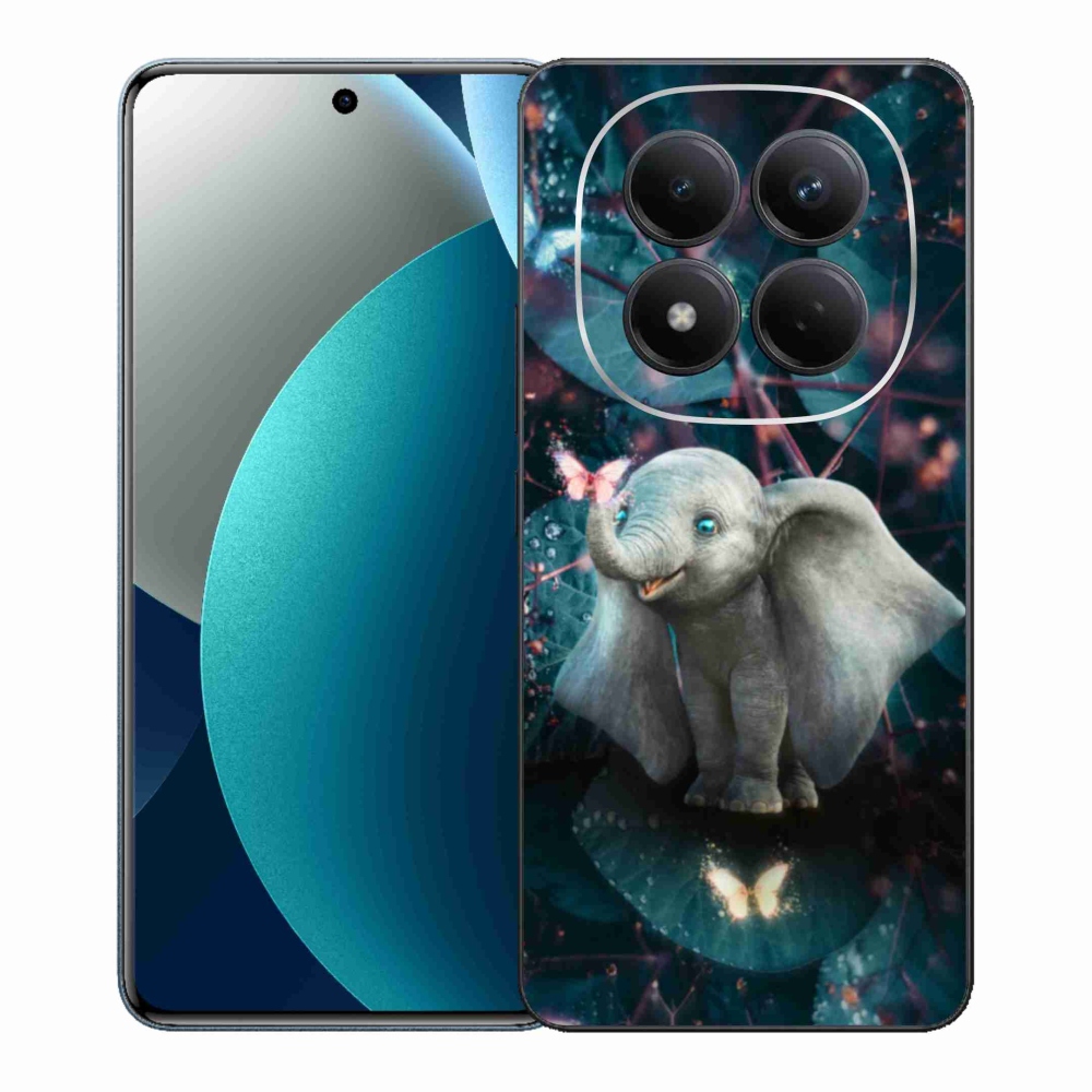 Gelový kryt mmCase na Xiaomi Redmi Note 15 Pro - roztomilý slon